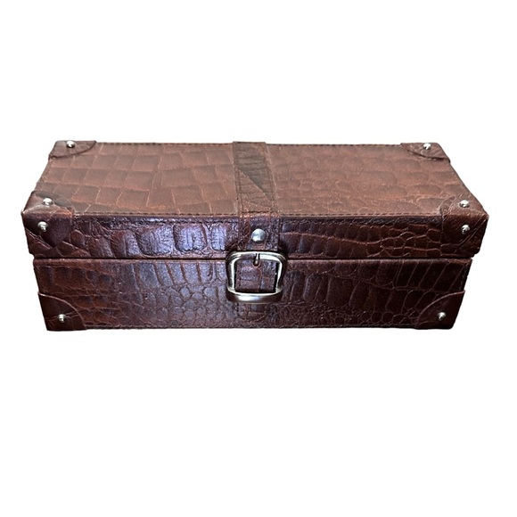 4 SLOT WATCH BOX DISPLAY CASE ORGANIZER - Picture 2 of 11